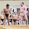 大相撲パリ公演の弓取り式が大注目の天空海　故郷で関取復帰誓う　合宿に招いた元稀勢の里「復活できるんじゃないか」