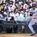 大谷翔平３打席目は一ゴロ凡退　２打席目に父の日仕様の水色バットが折れ、通常のバットを使用