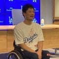 車いすテニスのレジェンド、国枝慎吾氏「相当高ぶってます」　ドジャース戦で５年ぶり始球式　元野球少年　イチロー氏のグラブで鮮やかノーバウンド投球　拍手喝采