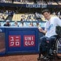  元車いすテニス世界ランキング1位の国枝慎吾氏がドジャースタジアムで始球式！ 