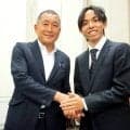 元サッカー少年の「シン・山の神」黒田朝日もサムライブルーに感銘　元日本代表ＤＦ都並敏史さんと対面