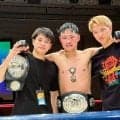 笠原弘希がＳＢ史上初の４階級制覇　再延長でイモトに判定勝利「３兄弟で引っ張っていきます」