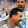 メッシがW杯単独最多18得点目　アルゼンチンは史上３チーム目の連覇へ、決勝Ｔ進出決定