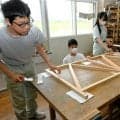 開会式の大会看板を新調　支援学校の生徒が制作　高校野球岩手大会
