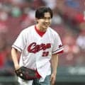 広島ファンの鈴木福が豪快始球式　スタンドどよめく１１０キロ！３年連続でスタンド魅了　外角に外れるもスコアボード指差して笑顔