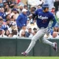 大谷翔平、第４打席は中飛　チャンスで強振　スイーパーとらえるも打球は中堅手正面へ