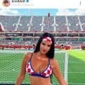 「女神」効果！？　クロアチア美女サポーター、トロントのＷ杯会場で声援…今大会初勝利で決勝Ｔ進出の望み