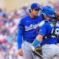 大谷翔平のMLB最速タイ164キロを後逸　地元局に流れる沈黙の12秒…解説が苦言「同じ光景が」