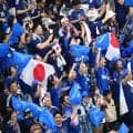 スウェーデン戦は日本サポーター優勢　外国人の青ユニも多数