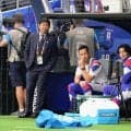 森保一監督「日本一丸となって戦えれば勝てる」試合前のインタビュー応じる