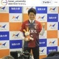 初々しい！Ｗ杯日本代表ＦＷ上田綺世　プロ入り前の“秘蔵写真”　「頑張れ、上田選手！」法大が公開