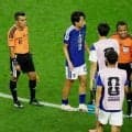 中村敬斗が一時ピッチ外へ　ソックス巡り審判から注意、体質が理由