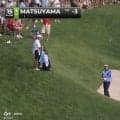 【動画】松山英樹がベースボールスイングで技ありアプローチ！シェフラーが「60」で単独トップ【トラベラーズチャンピオンシップ2日目】