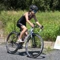 キッズトライアスロン、小学生24人参加「楽しかった」オリンピアン上田藍氏、関根明子氏と交流