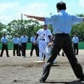 夏の高校野球開幕控え審判講習会　実戦形式で判定の要点確認　秋田