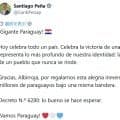 パラグアイ大統領、ドイツ戦の勝利を祝って30日を国民の祝日に「今日、国全体が祝賀している」