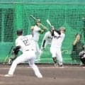 復活へ前進！阪神・近本がシート打撃で左前打　負傷後初の実戦形式で快音　力強いフルスイングも披露