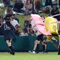 【巨人】岩手盛岡でのすしレースはプリプリなエビが制す！岩手名物「えび餅」も勝手にアピール？
