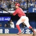 広島・大盛　九回執念の同点打！２点差追いついた「心の中でふつふつと」　５時間半超え死闘ドローで３カード連続勝ち越し