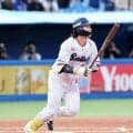 【ヤクルト】折れたバットが左ひざ付近に直撃…長岡秀樹が痛がり治療受けるもプレー続行