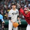 阪神　痛恨連敗で首位再浮上ならず　鯉キラー大竹が３回５失点ＫＯ　２年目今朝丸がプロ初登板で３回無失点