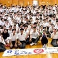 坂本花織さんが母校・神戸市立渚中学校を訪問　後輩へエール「自分のやりたいことに突き進んで」