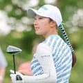 【女子ゴルフ】１８歳アマの長沢愛羅、２打差５位発進　トレードマークはタイトポニーテール「特にパットが良かった」　名前の由来は「アイラブユー」
