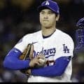 大谷翔平が初回に失点、今季１４投番目で初　追加点は与えずラッシングとグータッチ　先頭から２者連続四球、１死後にシーツに右前タイムリー浴びる