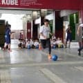 サッカー×トライアスロンの異色イベント開催　小学生が元Ｊ戦士＆五輪戦士と汗流す
