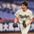 帽子の「ニコちゃん」見て笑顔の力投　京セラドームで12奪三振