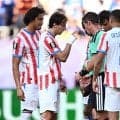 【Ｗ杯】パラグアイ　堅守でフランスを苦しめるもエムパベＰＫ弾に沈む、０-１惜敗でドイツに続く大番狂わせならず１６強敗退