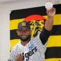 阪神　セベリーノが入団会見「優勝に向けて１００％の準備」最速１６４キロ、大谷を見逃し三振に仕留めた左腕　