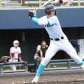 ドラ1確実の山梨学院の超二刀流が衝撃弾！弾丸ライナーでスタンド上段へ…【山梨】