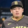 パドレス・松井裕樹は２／３回を無安打無失点、２四球　大谷翔平への２球目スライダーが抜けて顔面近くを通過