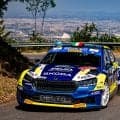 ERCローマ：イタリアのロベルト・ダプラが初優勝。新井大輝はリタイア車両を避けてコースアウト