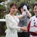 「綺麗すぎてびびった 」競馬場に現れた41歳女優にくぎづけ…花柄ワンピで登場「相変わらず美しい」「まじで美人だった」