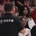 「美しさたるや…」森カンナが女優＆歌手と敵地降臨！「あかねさん熱い」「あ〜ちゃんいた？」女神トリオが脚光【バスケ日韓戦】