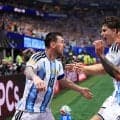 【W杯】メッシ、劇的ボレー弾で「揺れています」 83分…絶体絶命を救った一撃でスタジアムに“異変” 現地が伝えた劇的光景