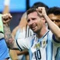 メッシ9試合連続ゴールなどでアルゼンチン勝利　サッカーW杯決勝T