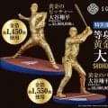 黄金に輝く大谷翔平像が名古屋で特別展示　参考価格は２体で1・1億円　約２年かけて製作