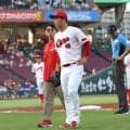 広島　先発・玉村が緊急降板　まさかのアクシデントにマツダスタジアムが騒然　ベースカバーで負傷か　足をひきずってベンチ裏へ