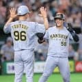 阪神　連勝で１７日ぶり単独首位再浮上　２年連続東京Ｄ勝ち越し決定　前川Ｖ打、５戦４発の大活躍