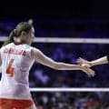 【バレー】日本女子、第４セット25－22で奪い３－１勝利　アジアのライバルに苦戦も競り勝つ