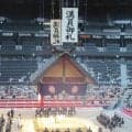 名古屋場所の土俵祭りで安全祈願　両横綱そろい踏みに追手風担当部長は「若手がどこまでやれるか。それを（両横綱が）どうはね返すのか」…１２日初日