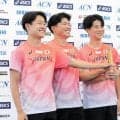 陸上　リレー侍がオーバーハンドパスに挑戦　桐生「やってみたいのもあったから楽しみ」