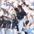 ロッテ　ＥＸＩＬＥ　Ｂ　ＨＡＰＰＹのＴＥＴＳＵＹＡ、中務裕太が来場　中務の始球式はワンバウンド「ノーバウンドを狙って意気込んで臨んだのですが」