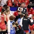 【バレー女子】日本は２２-２５で第３セットを落とし１－２　第４セットへ、２３年覇者と大接戦…女子ネーションズリーグ