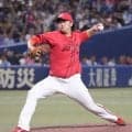 【広島】床田寛樹は６回１失点　初回村松にソロ浴びるも粘投、味方逆転で勝ち投手の権利
