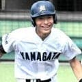 劇的勝利呼ぶ満塁打　3ボールから迷わず振り抜く　山形南・鈴木選手