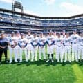 ドジャースの集合写真が壮観！総勢１８人がオールスターの舞台へ　首脳陣も勢ぞろい　中島トレーナーの姿も